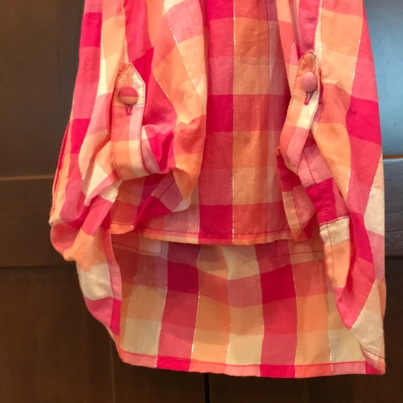 Girls Justice Pink & Tangerine Top - Picture 6 of 8